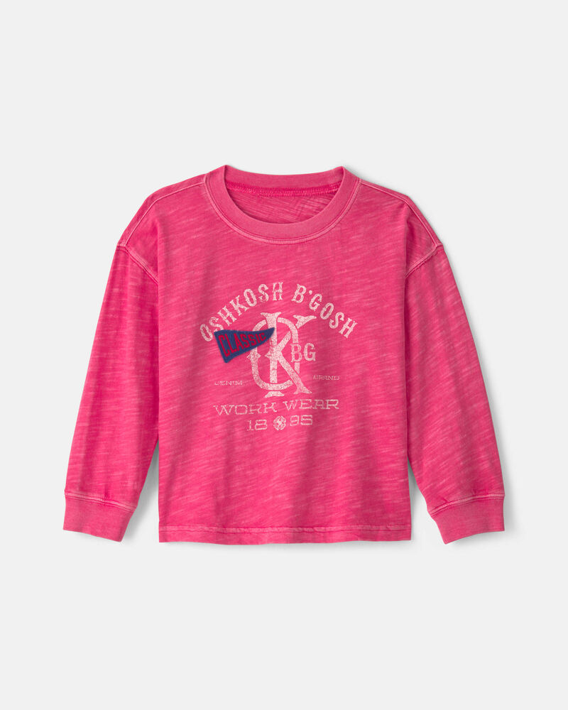 Toddler Boy Osh Kosh Long-Sleeve Graphic Tee - Pink, image 1 of 3 slides