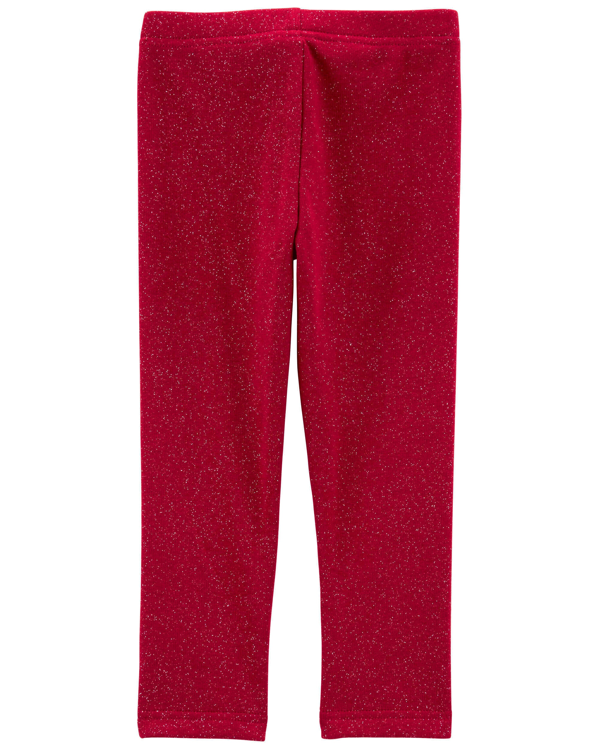 Toddler Girls Toddler Glitter Cozy Fleece Leggings 2T Carter s