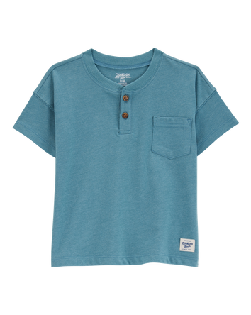 Toddler Pocket Henley Tee, 