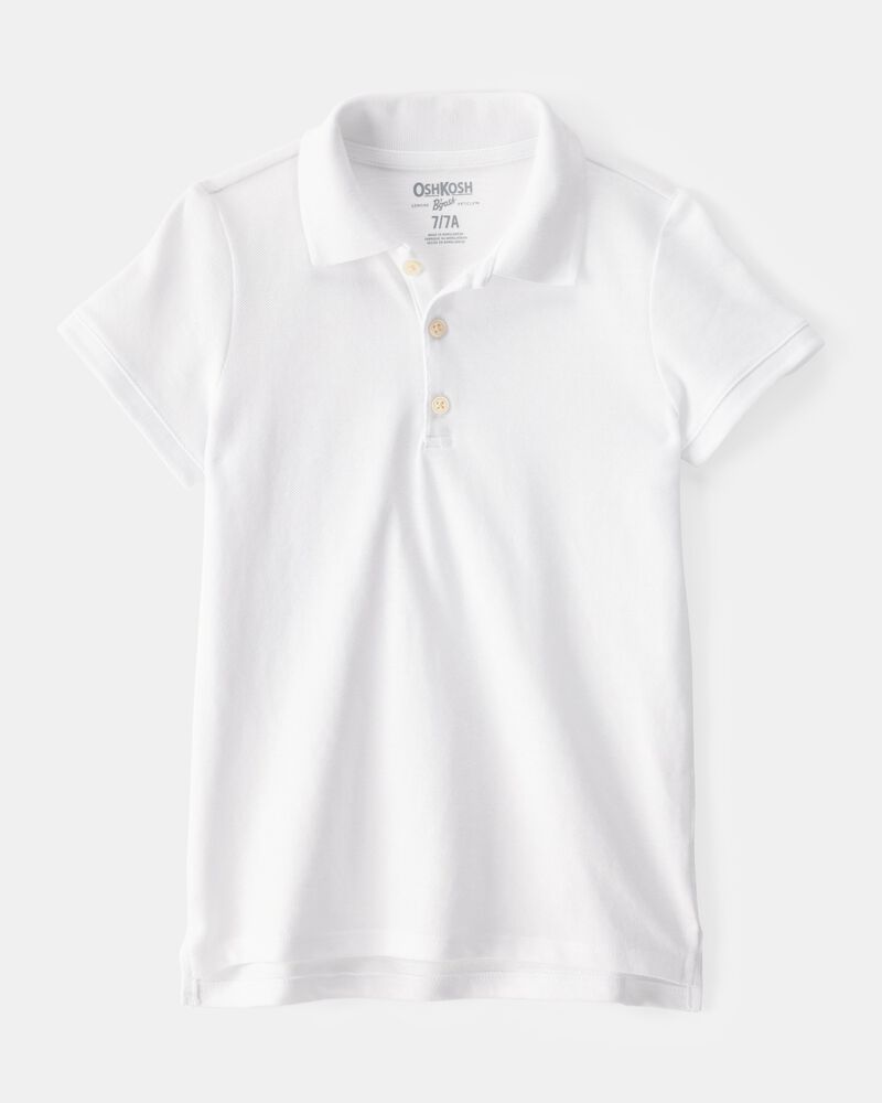 Enfant Polo d'uniforme scolaire en piqu&eacute;, image 1 sur 2 diapositives