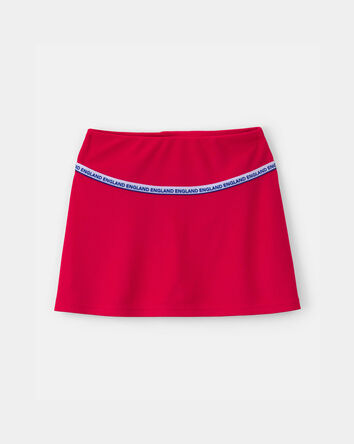 Girls Umbro England Active Skort - Red, 