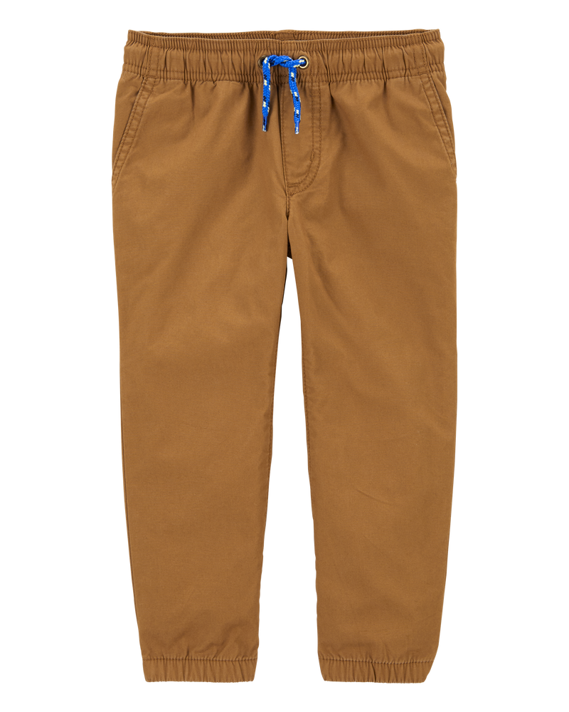 Toddler Pull-On Poplin Pants, image 3 of 7 slides