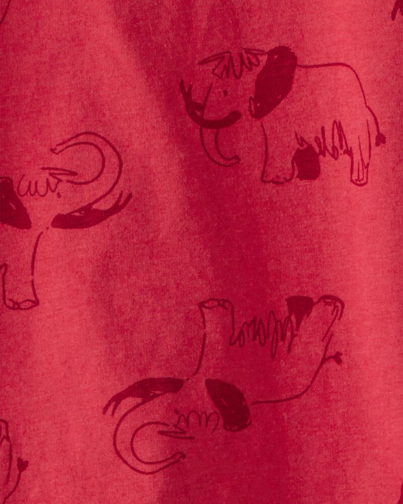 Toddler Boy Mammoth Long-Sleeve Graphic Tee - Red, image 2 of 3 slides