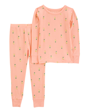 Toddler 2-Piece Pineapple Print PurelySoft Pyjamas, 