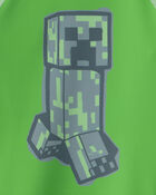 Boys Minecraft&reg; Rashguard - Green, image 3 of 3 slides