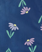 Girls Colour Changing Rain Jacket - Navy, image 5 of 6 slides