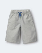 Toddler Girl Wide-Leg Pants in Stripes - Slate Blue, image 1 of 3 slides
