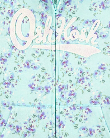 Kid  Floral Print OshKosh Jacket, 