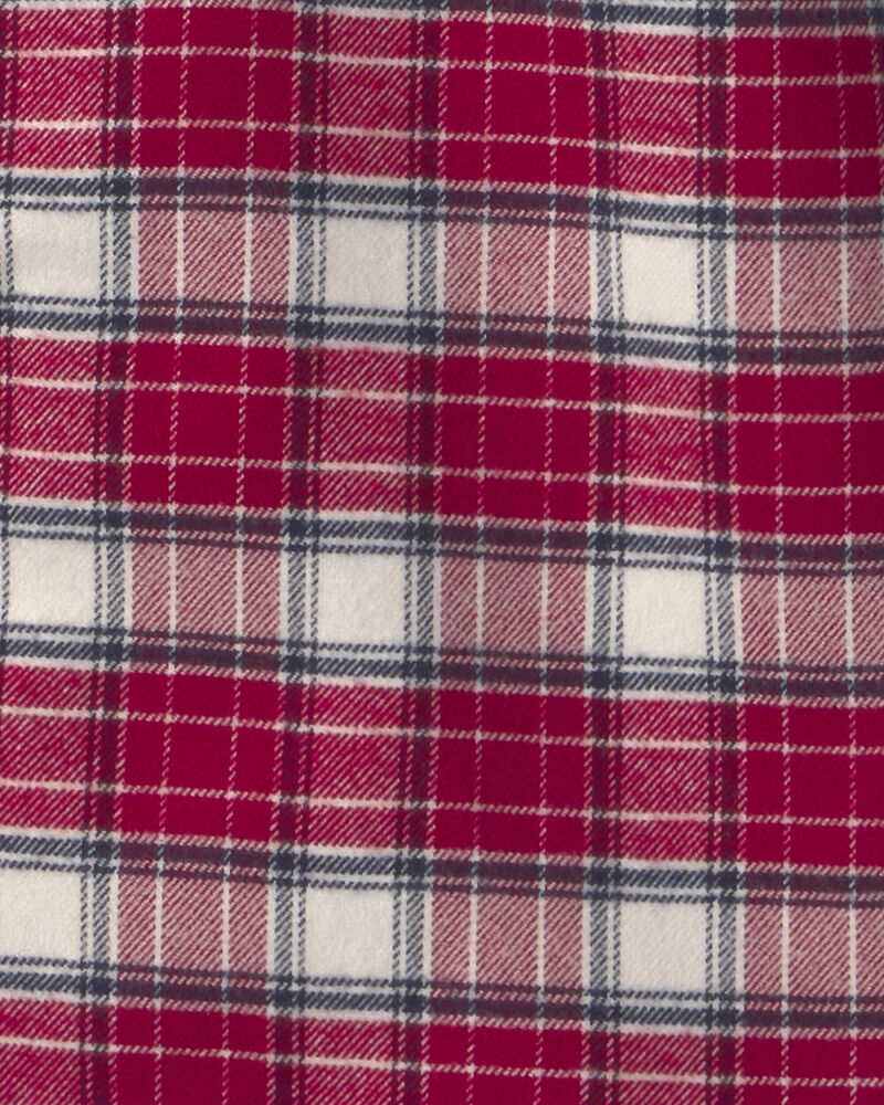 Boys Organic Cotton Flannel Button-Down Shirt, image 2 of 4 slides