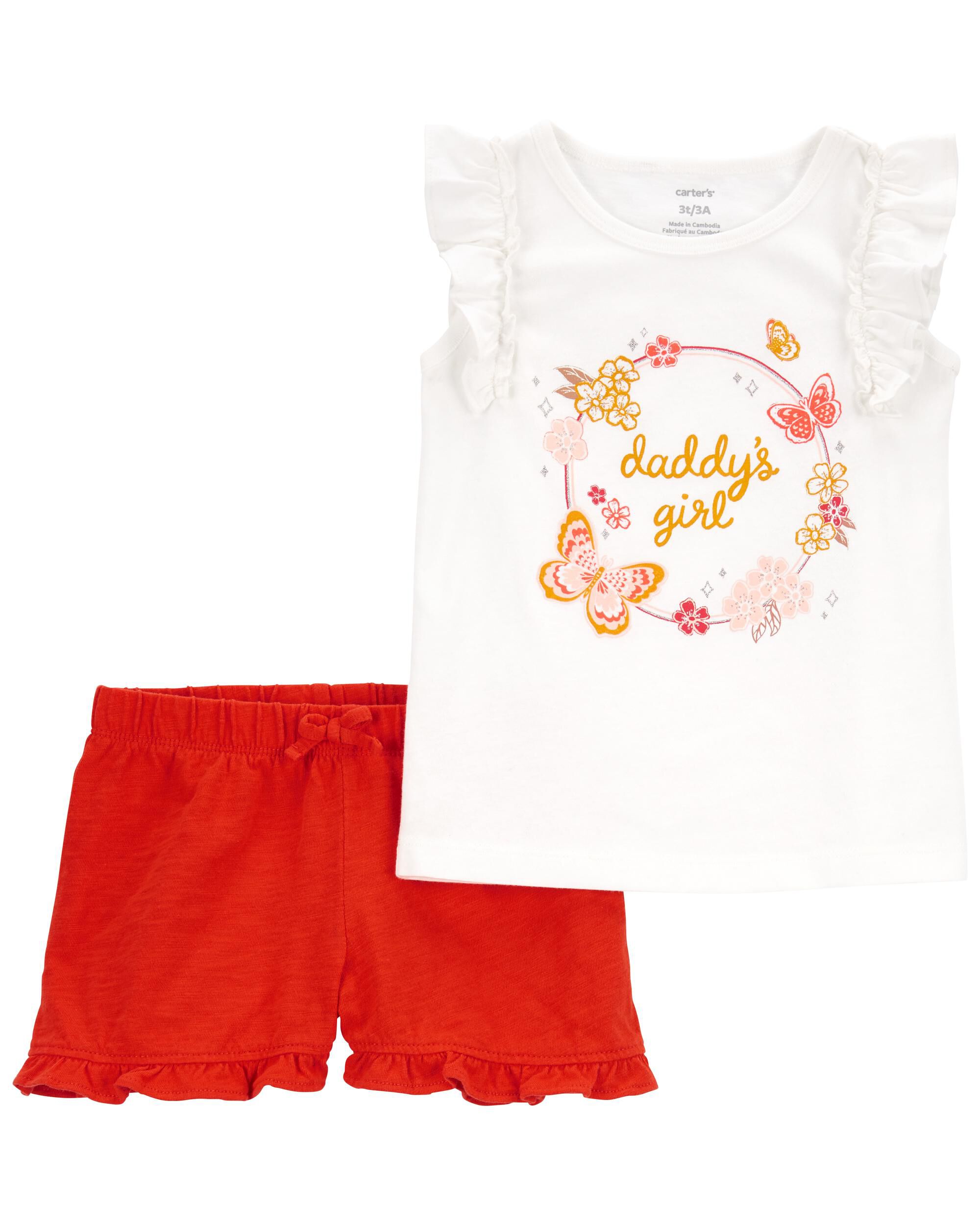 Red 2 piece short set clearance