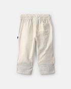 B&eacute;b&eacute; - Pantalon en lin - Blanc, image 2 sur 3 diapositives