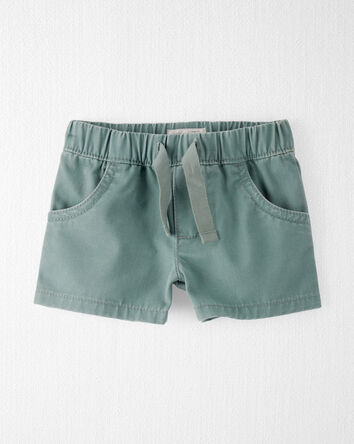 Organic Cotton Drawstring Shorts, 