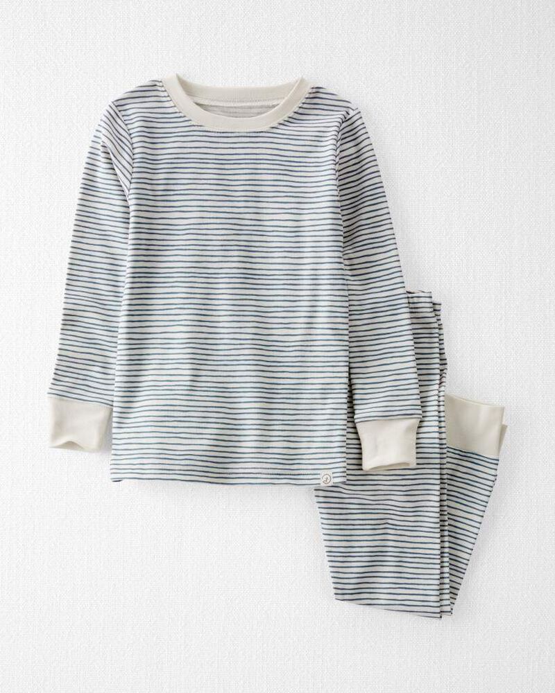 Tout-petit - Ensemble pyjama ray&eacute; en coton biologique, image 1 sur 4 diapositives