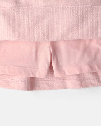Tout-petit fille - Jupe-short en seersucker - Rose, 