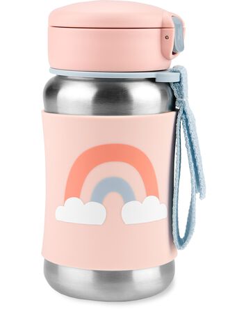 Spark Style Stainless Steel Straw Bottle - Rainbow, 