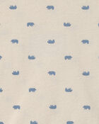 Baby Boy 6-Pack Bear Long-Sleeve Bodysuits - Blue/White, image 5 of 8 slides