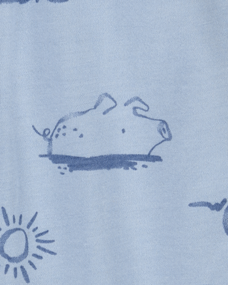 Baby 3-Piece Dog Print Little Cardigan Set, image 2 of 4 slides