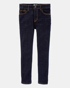 Kid Dark Wash Skinny Jeans, image 1 of 5 slides