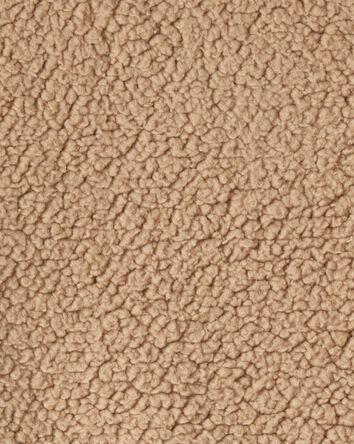 Tout-petit gar&ccedil;on - Haut &agrave; capuchon &agrave; manches longues Sherpa - Brun, 