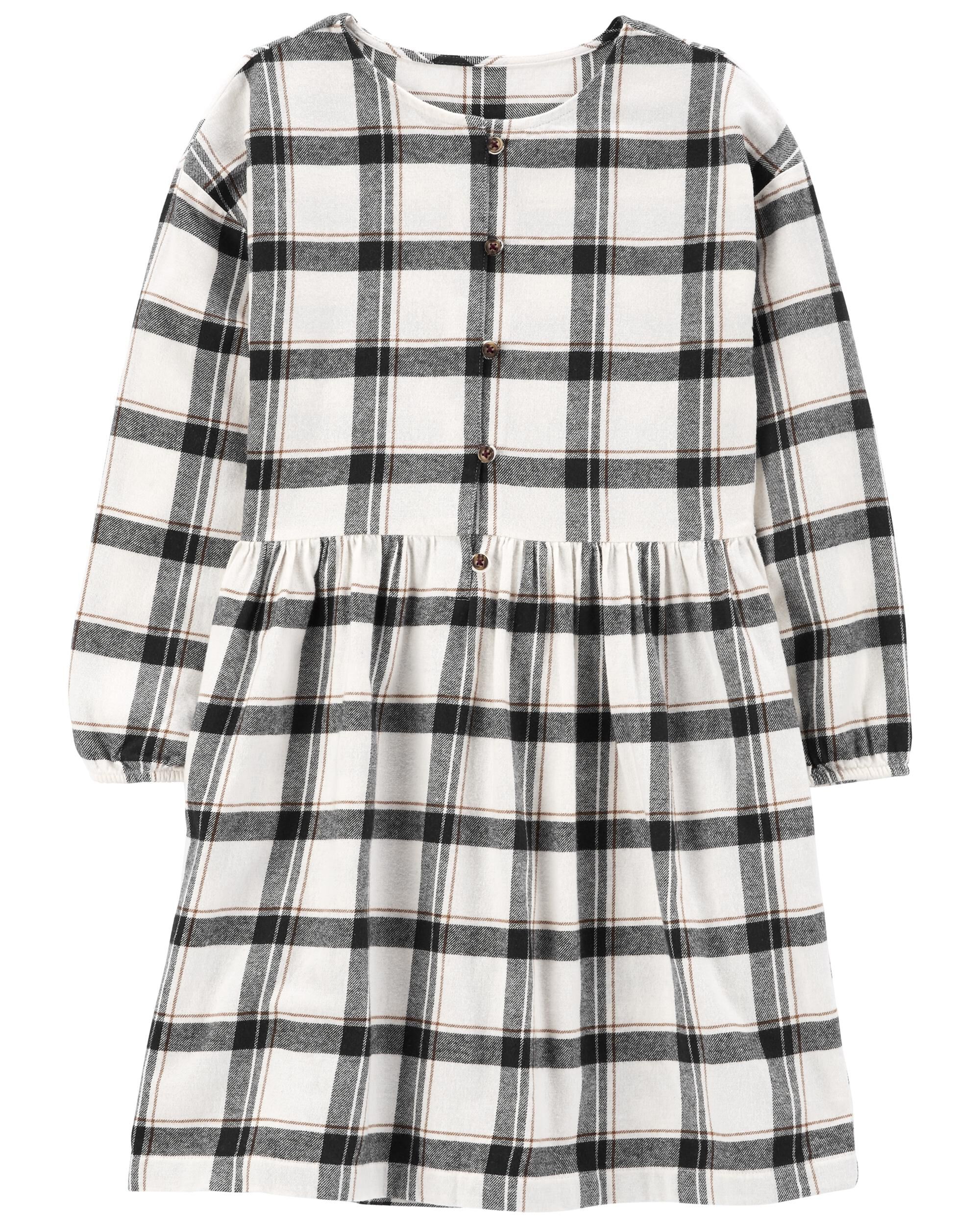 Kids shop flannel dress