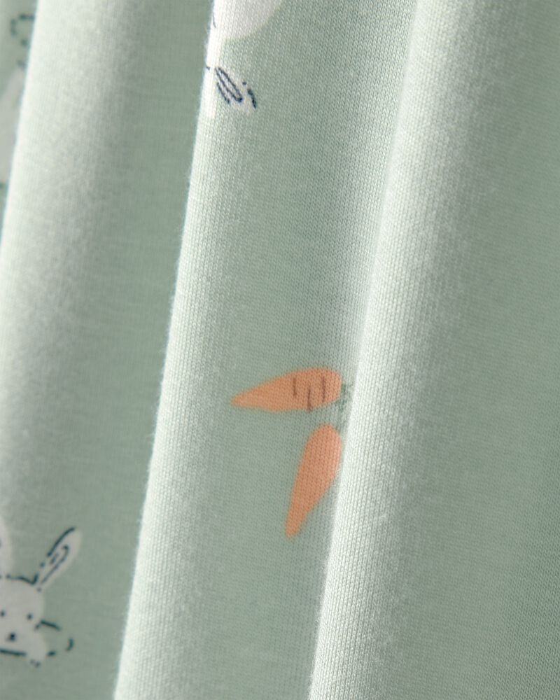 Baby Girl 2-Pack Bunny Headwraps - Green/Ivory, image 2 of 4 slides