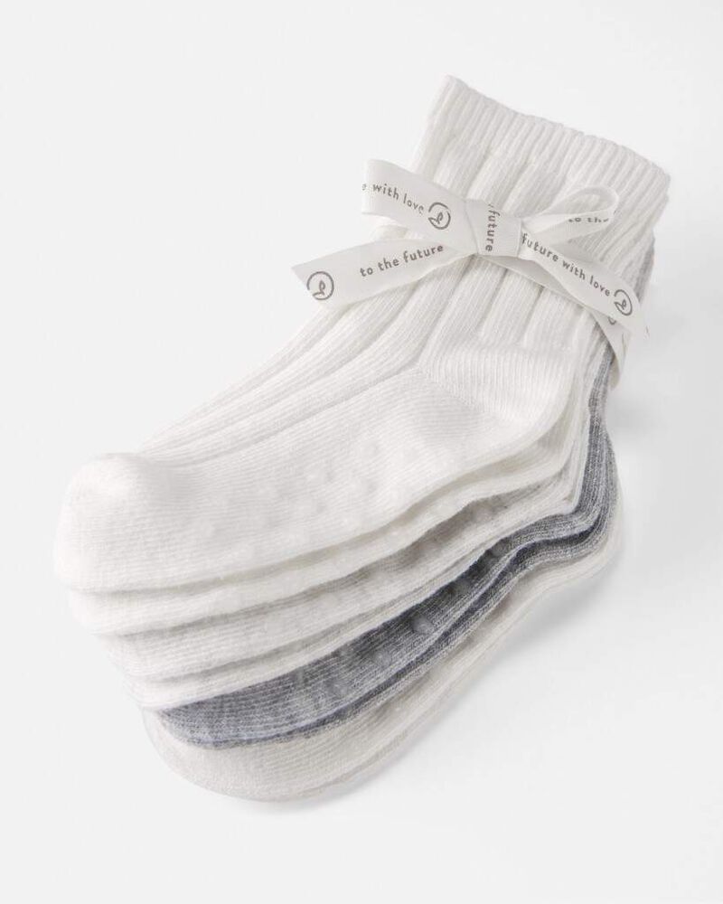 Toddler 4-Pack Slip Resistant Socks, image 3 of 3 slides