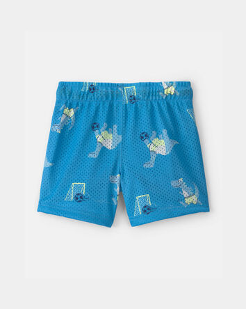 Tout-petit gar&ccedil;on - Short en maille, dinosaure - Bleu, 