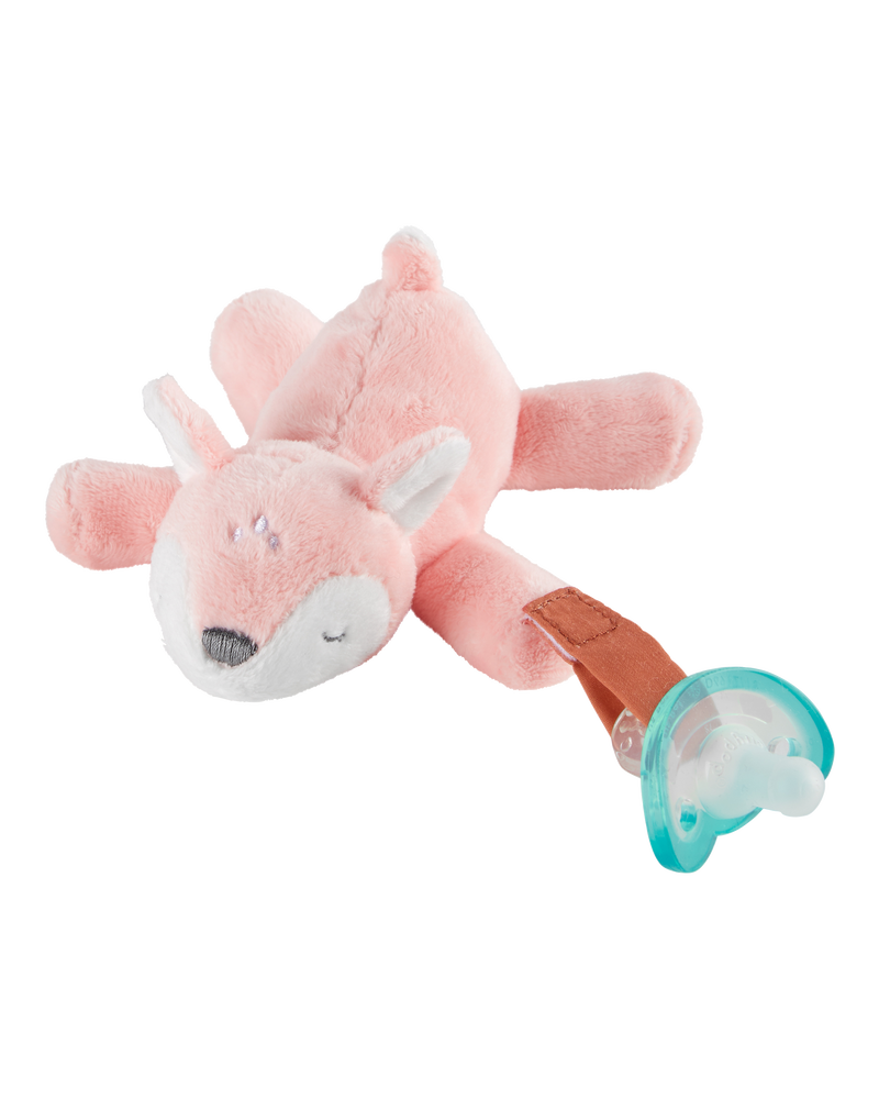 Baby Fawn Plush Pacifier Loop, image 1 of 2 slides
