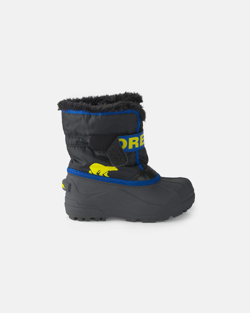 Gar&ccedil;ons - Bottes d'hiver Snow Commander&trade; SOREL - Noir, image 3 sur 3 diapositives