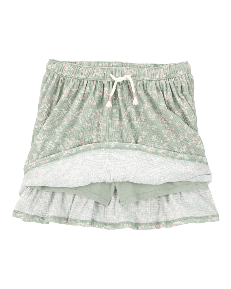 Kid Floral Crinkle Skirt, image 2 of 4 slides