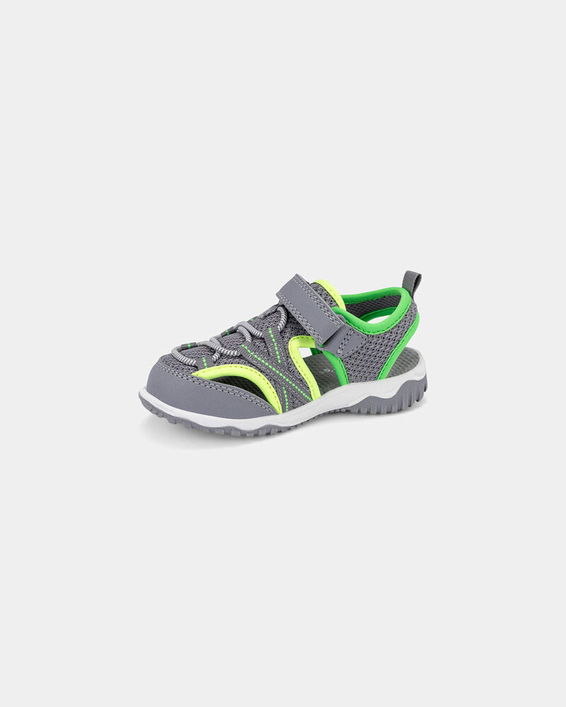 Toddler Boy Sandals - Grey, image 6 of 6 slides