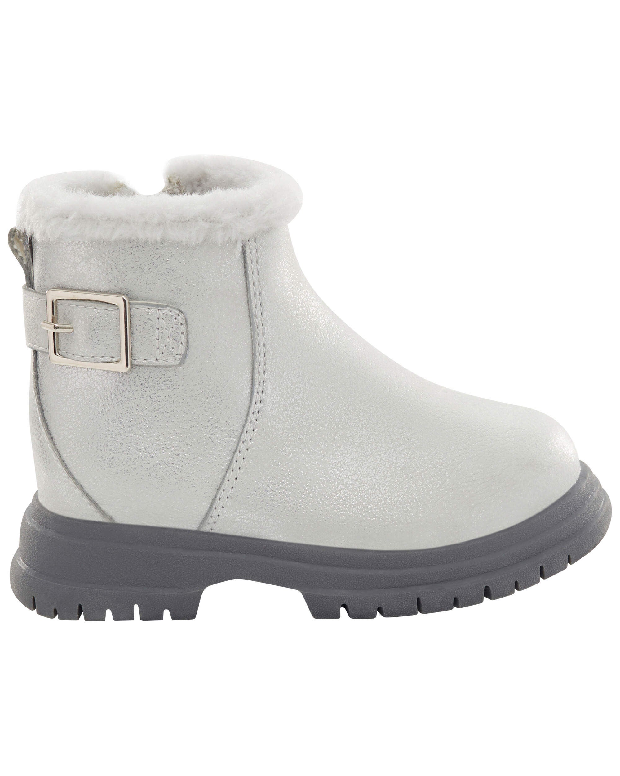 Kids fur lined boots online