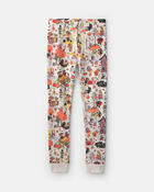 Kids 2-Piece Halloween Scavenger Hunt 100% Cotton Snug Fit Pyjama Set, image 3 of 5 slides