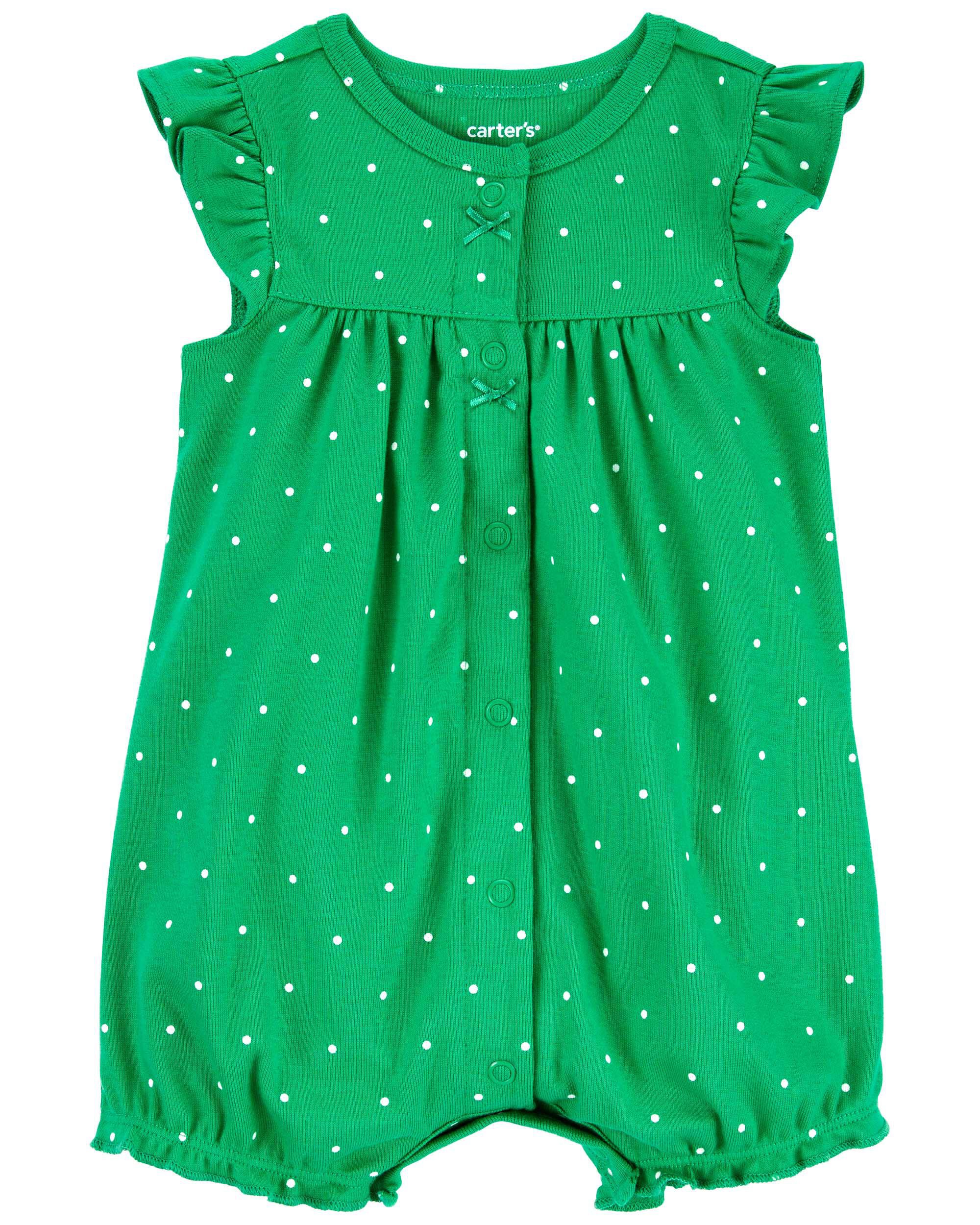 Polka dot romper baby sale