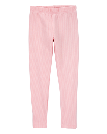 Kid Cozy Ribbed Leggings, 