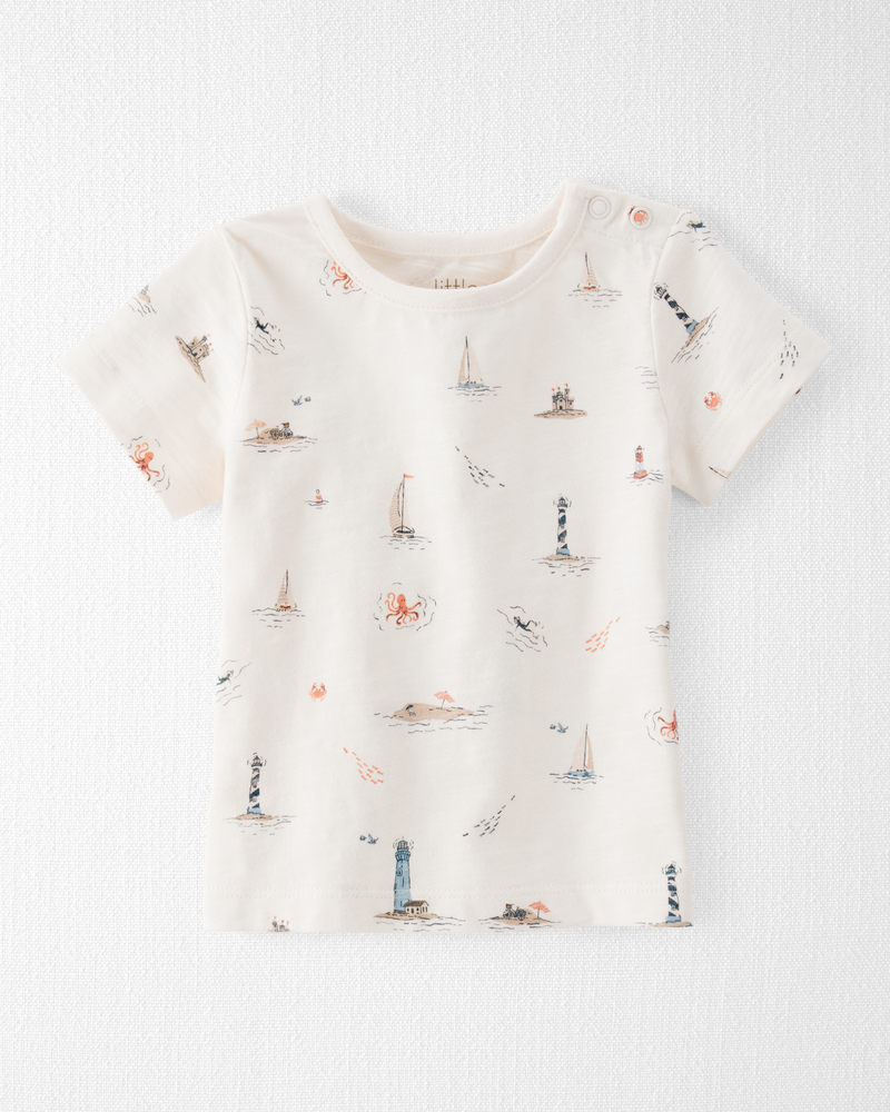 Baby 2-Piece Organic Cotton Shortall Set, image 3 of 6 slides