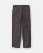 Gar&ccedil;ons - Pantalon en toile &agrave; enfiler - Gris, image 2 sur 3 diapositives
