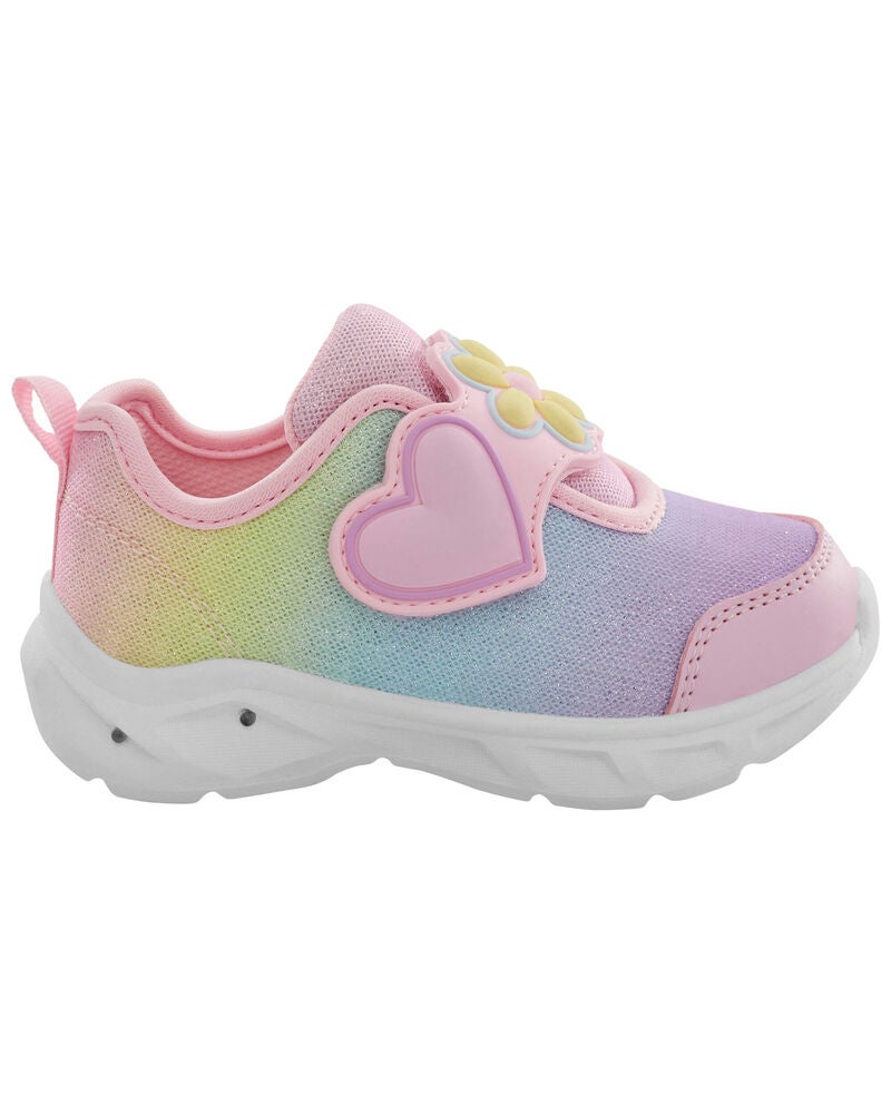 Toddler Heart Light-Up Sneakers, image 2 of 6 slides