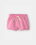 B&eacute;b&eacute; fille - Short en jersey bouclette - Rose, image 1 sur 3 diapositives