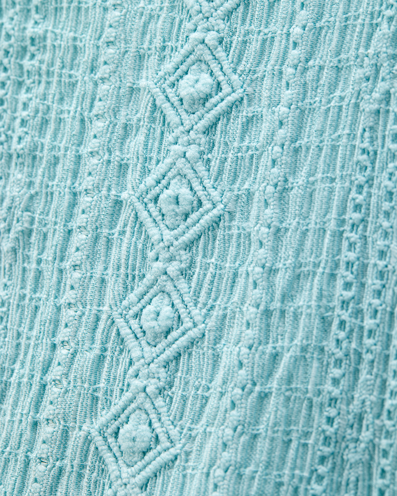 Enfant Robe midi texturée à volants, image 3 sur 5 diapositives
