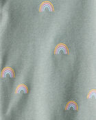 Baby Organic Cotton Pyjamas in Magical Rainbow Print, image 3 of 5 slides