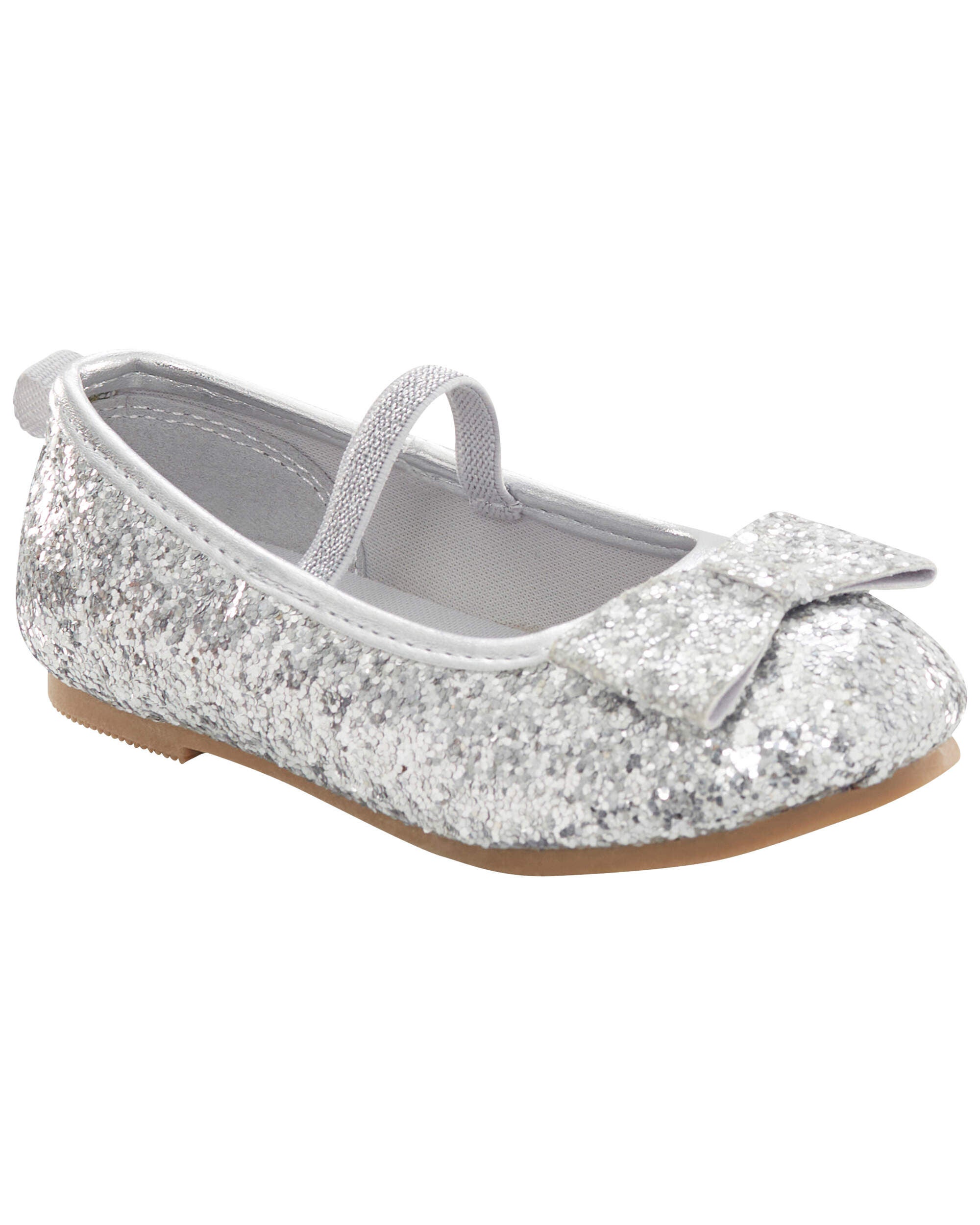 Silver Toddler Ballet Flats Carter s Oshkosh Canada