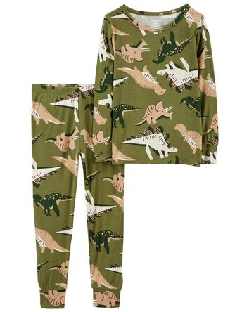 Pyjama 2 pièces doux PurelySoft à imprimé de dinosaure, 