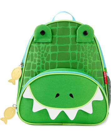 Toddler Zoo Little Kid Backpack - Crocodile, 