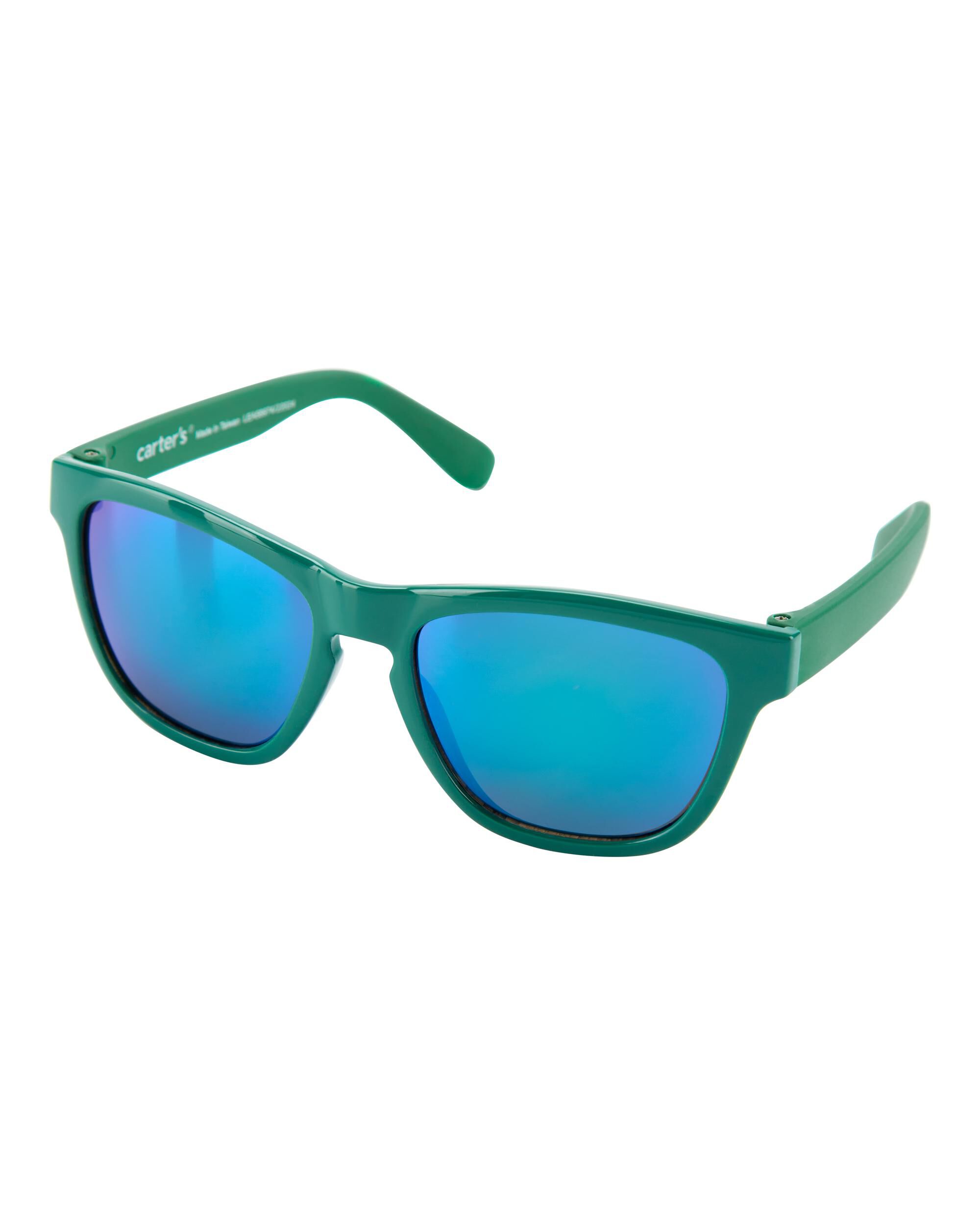 Green reflective sunglasses online