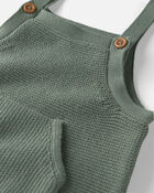 Baby Organic Cotton Sweater Knit Overalls, image 4 of 6 slides