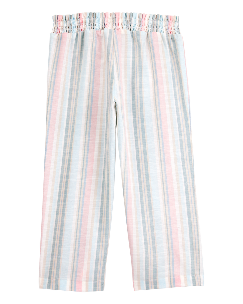 Toddler Striped Tie-Waist Pants, image 2 of 4 slides