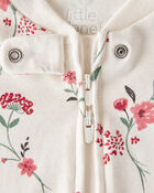 Baby Organic Cotton Sleep & Play Pyjamas in Rosethorn Hollow Print, image 3 of 5 slides