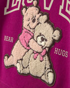 Toddler Girl 2-Piece Winnie the Pooh Top & Pant Set - Burgundy, image 3 of 5 slides