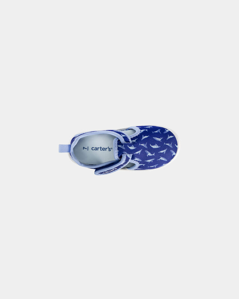 Toddler Boy Whale Water Shoes - Blue, image 9 of 11 slides